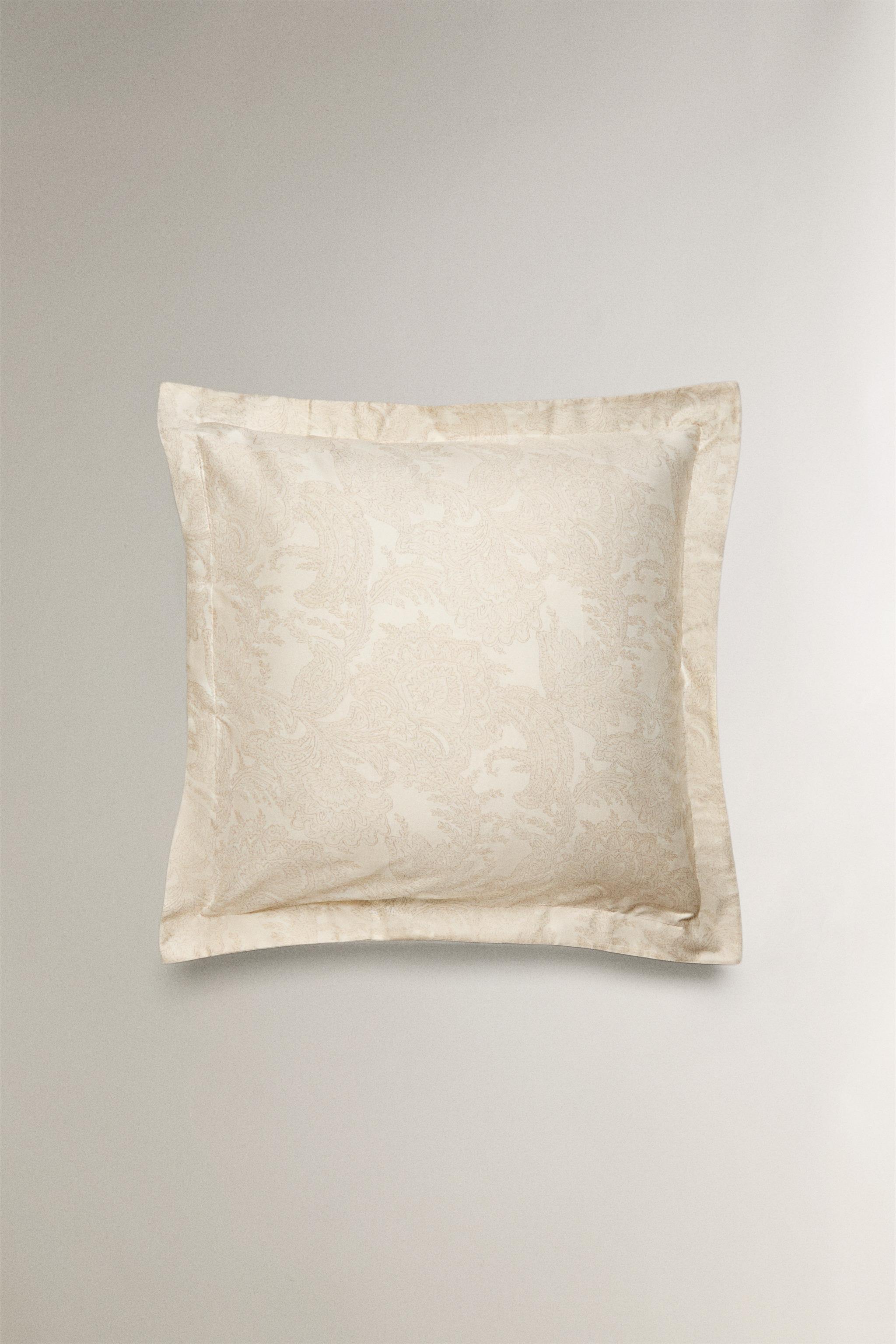 PAISLEY PRINT SATEEN PILLOWCASE